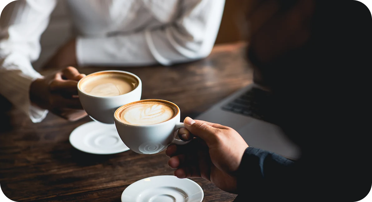 Coffee and dessert